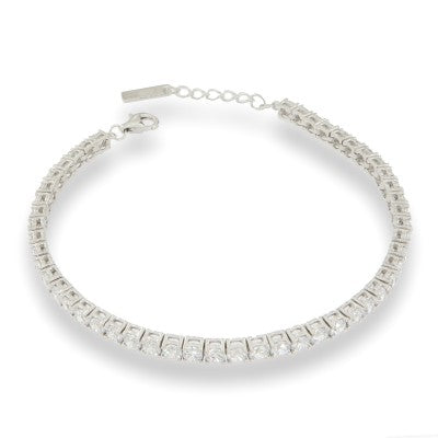 Srebrna zapestnica tenis 3mm