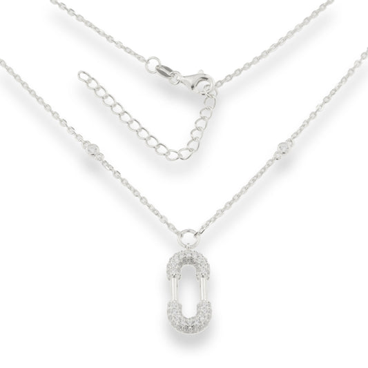 Srebrna verižica z obeskom