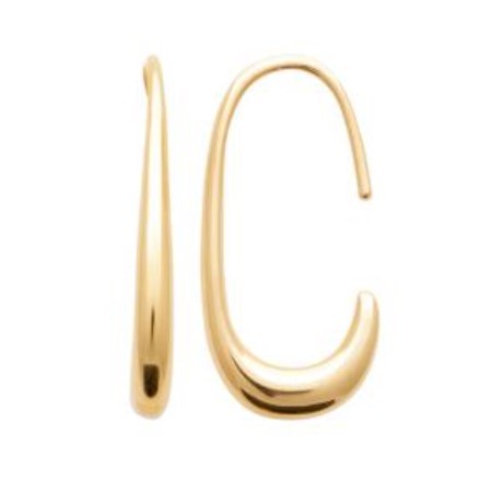 Pozlačeni viseči uhani