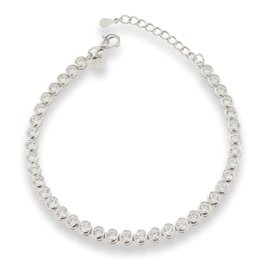 Srebrna zapestnica tenis 3mm