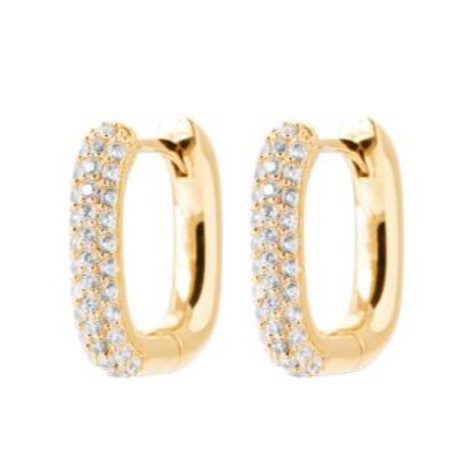 Pozlačeni viseči uhani