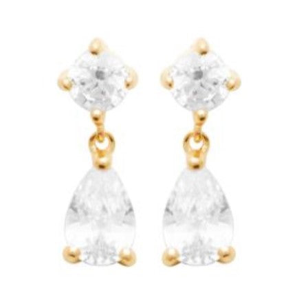 Uhani voseči pozlačeni