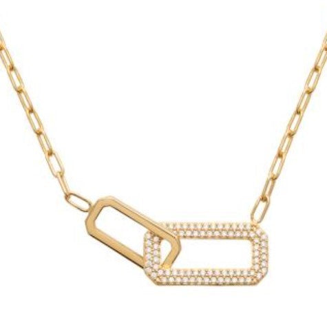 Moderna pozlačena verižica