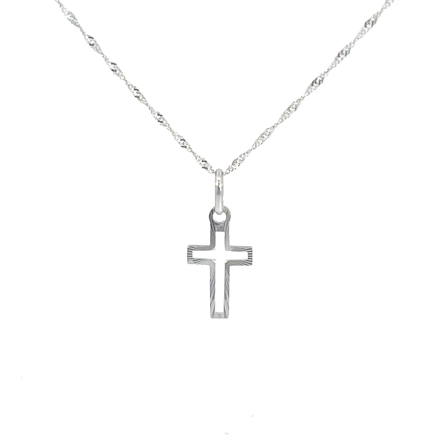 Zlata verižica z obeskom križ C103-1