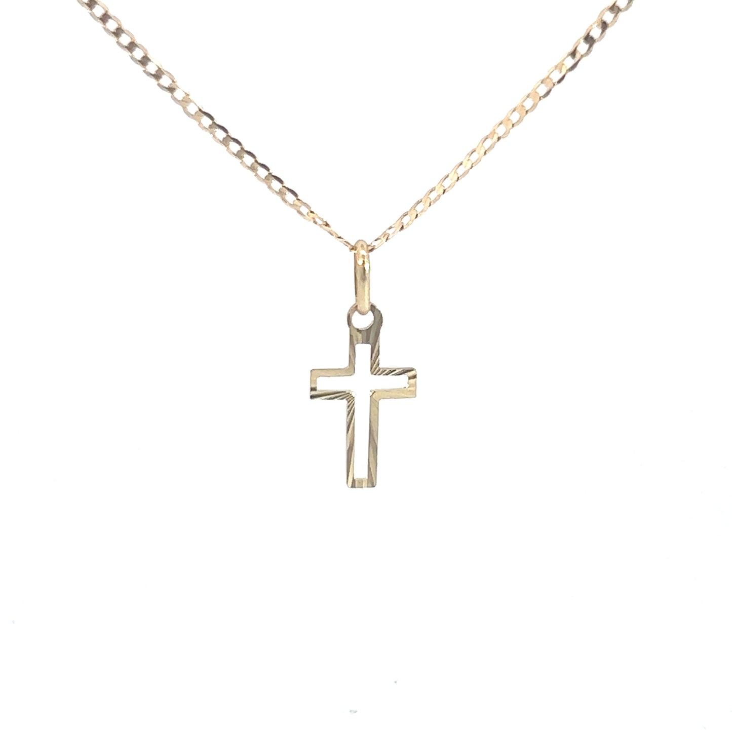 Zlata verižica z obeskom križ C103-4