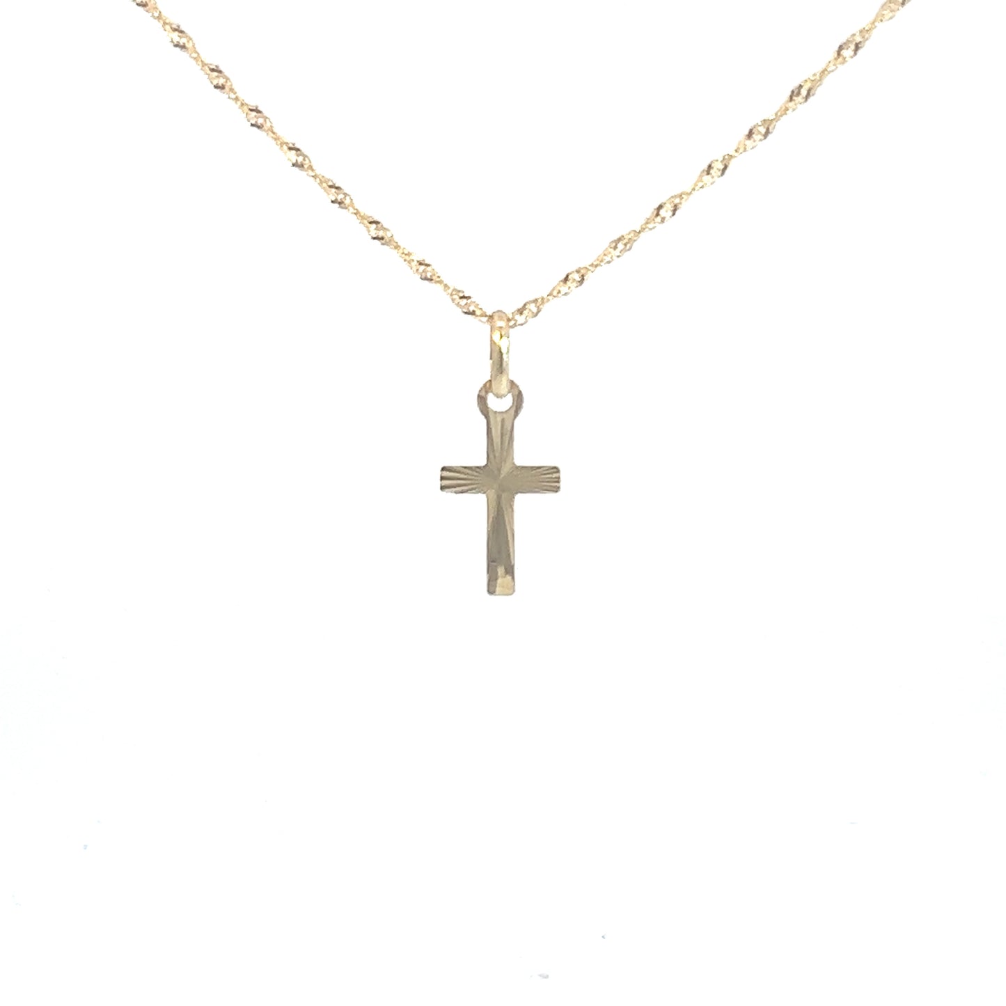 Zlata verižica z obeskom križ C104-1