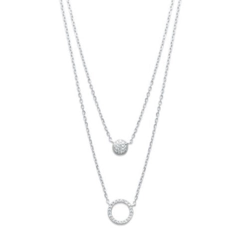 Srebrna ogrlica C871 923 45