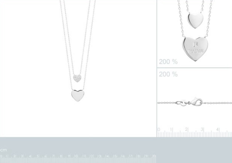 Srebrna ogrlica C873 252 45