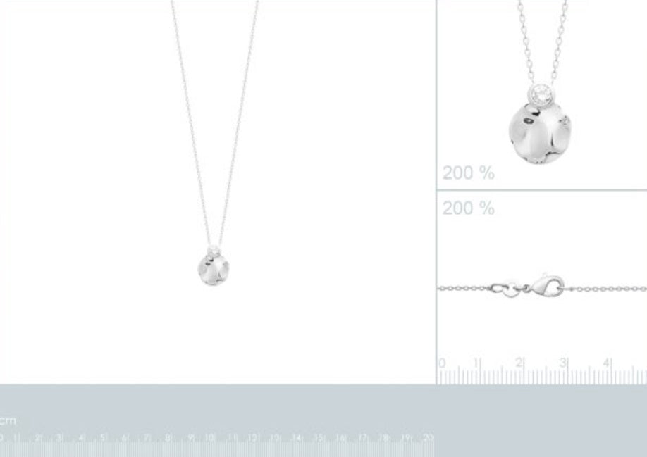 Srebrna ogrlica C873 342 45