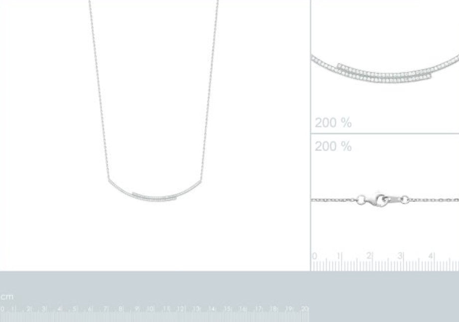 Srebrna ogrlica C871 545 45