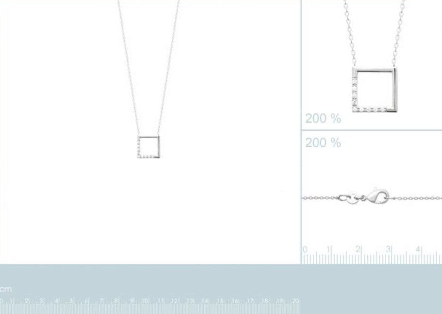 Srebrna ogrlica C873 461 45