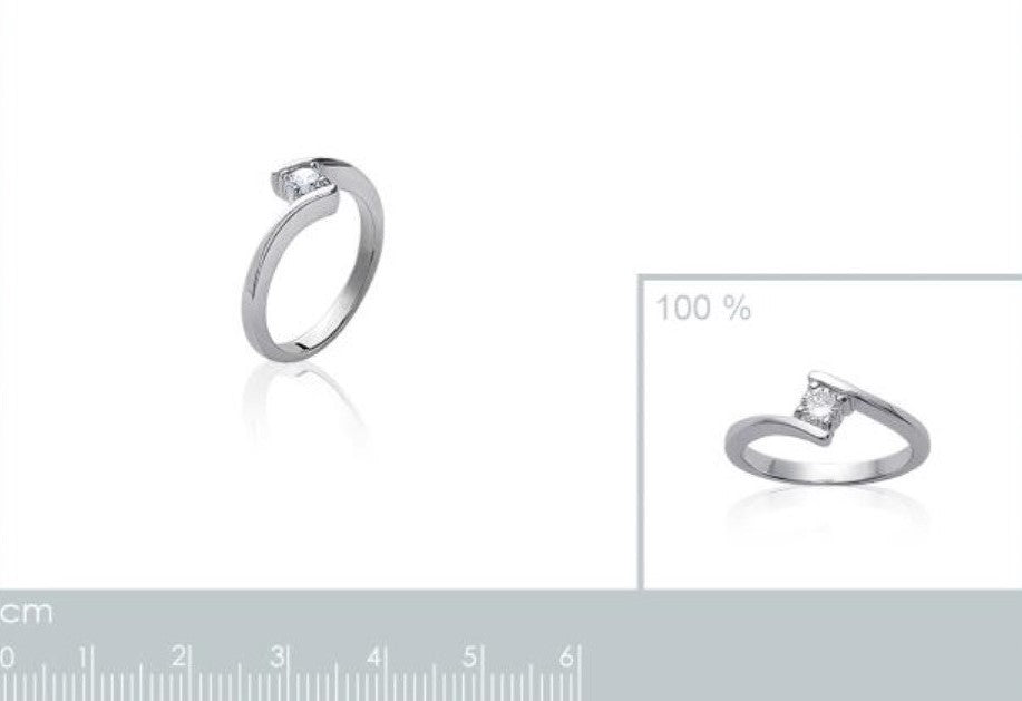 Srebrn prstan R105 94 10