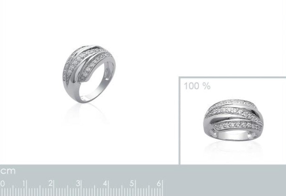 Srebrn prstan R105 96 10