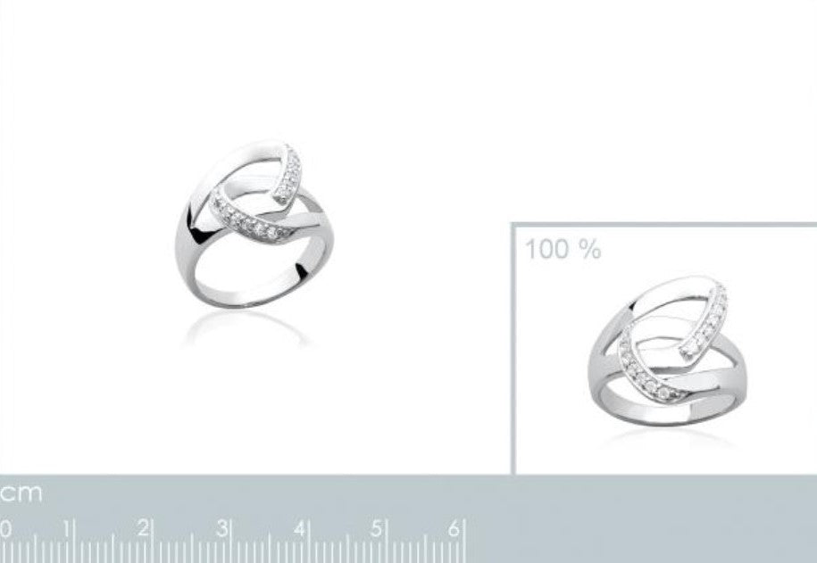 Srebrn prstan R113 46 10