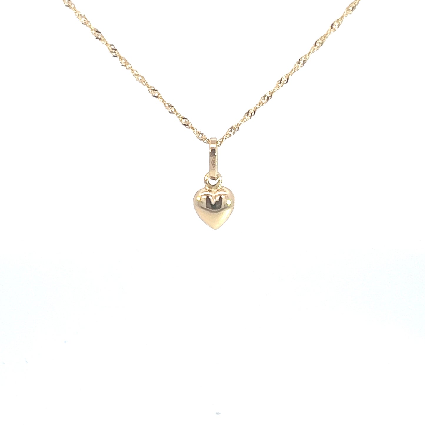 Zlata verižica z obeskom srček C106-1