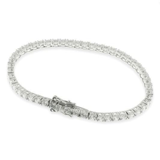 Srebrna zapestnica tenis 4mm, art. B105 863