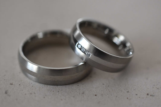 poročni prstani iz jekla