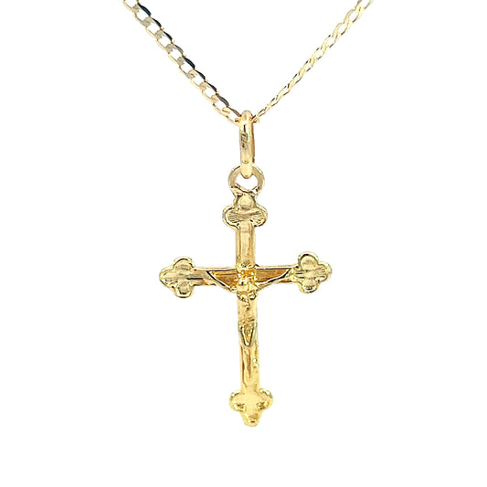 Zlata verižica z obeskom pravoslavni križ