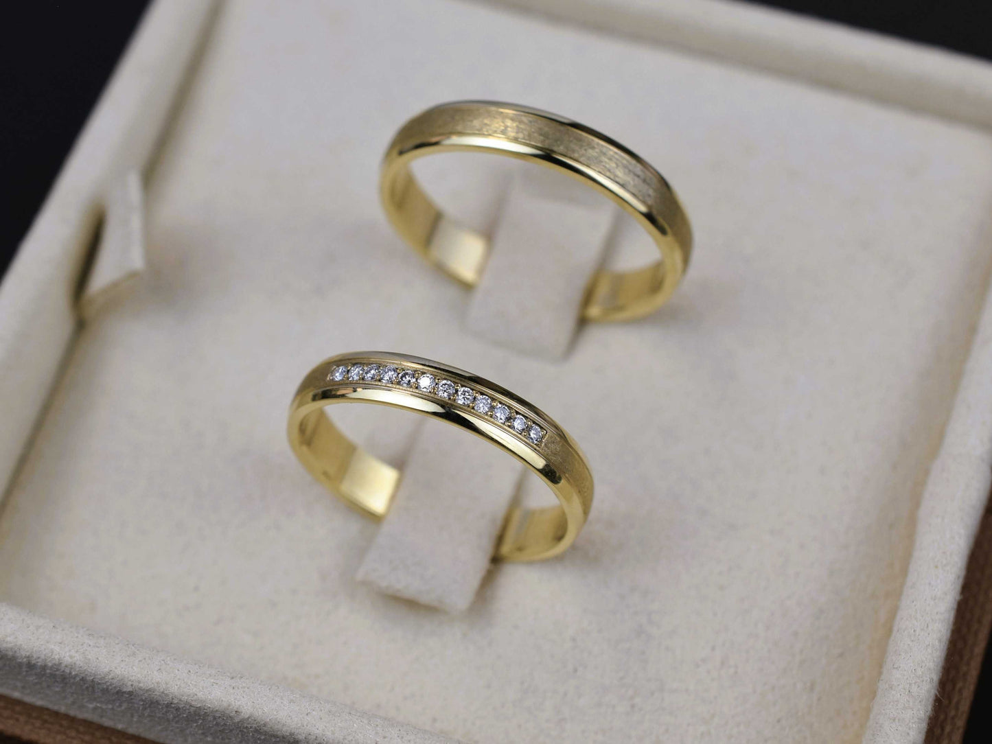 Zlati poročni prstani - zlati prstani