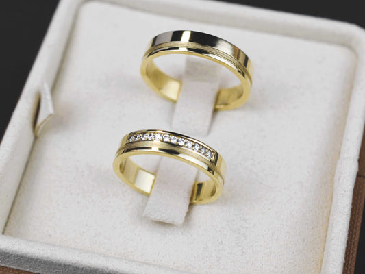 Zlati poročni prstani