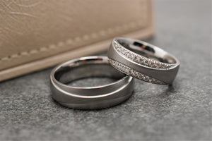 Jekleni poročni prstani JP101